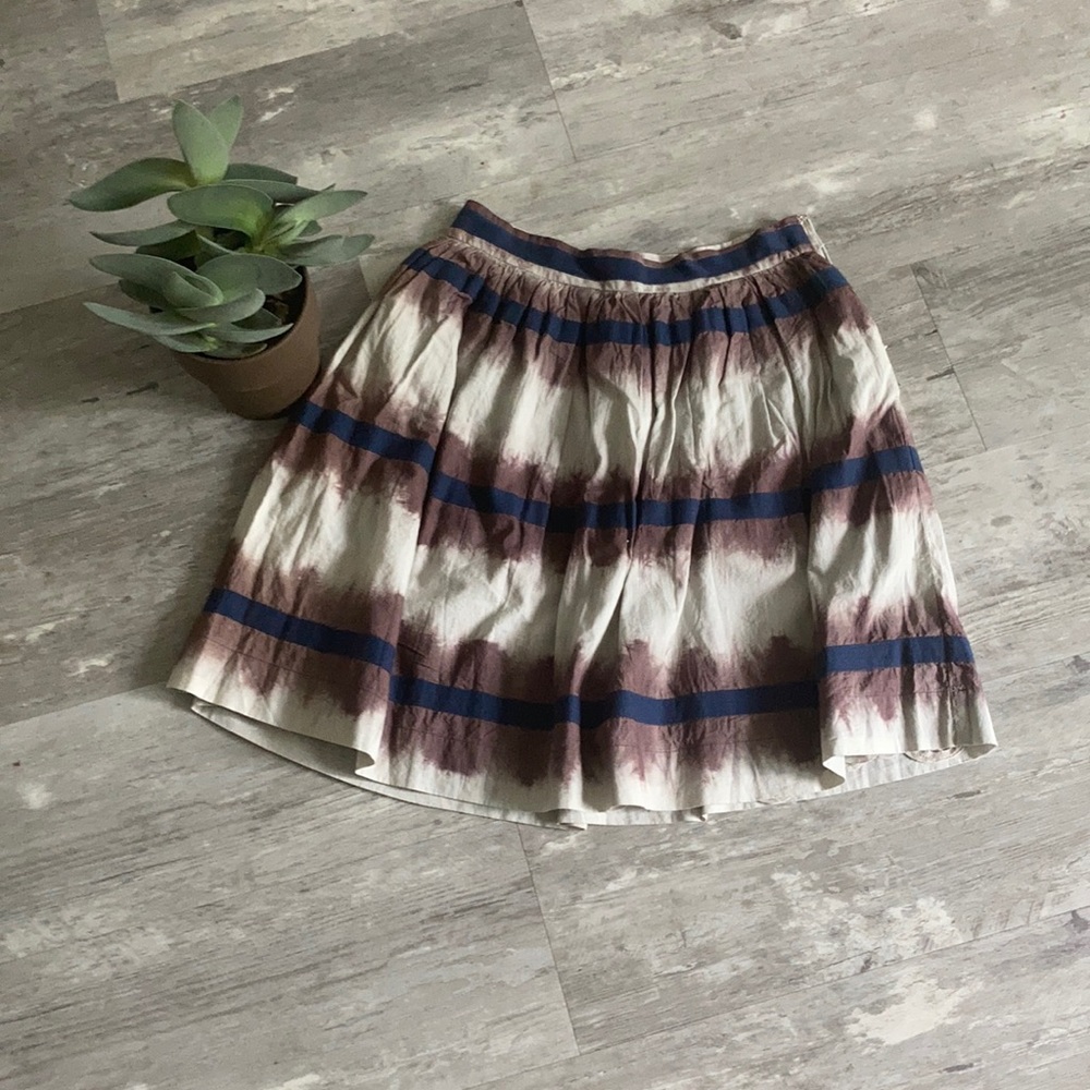 Anthropologie Skirt Tie Dye
